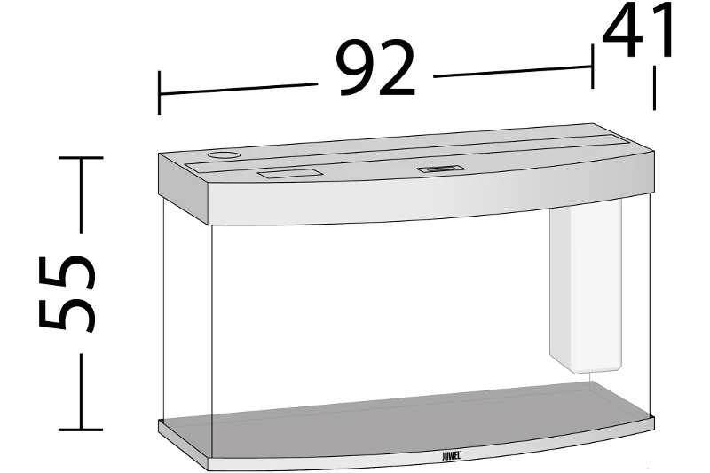 Juwel Vision 180 LED Schwarz Aquarium-Set 5 Juwel Vision 180 LED Schwarz Aquarium-Set - Image 3
