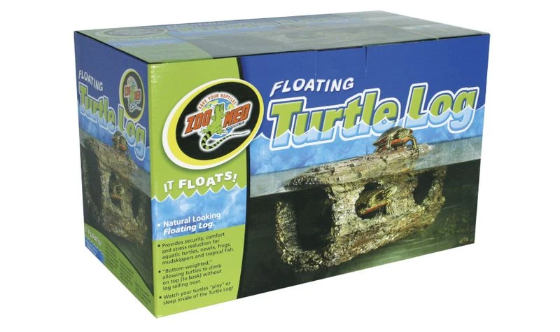 Zoomed Floating Turtle Log 3 Zoomed Floating Turtle Log
