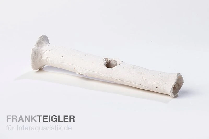 Aquariumkeramik Garnelenstamm Midi Weiß 3 Aquariumkeramik Garnelenstamm Midi Weiß