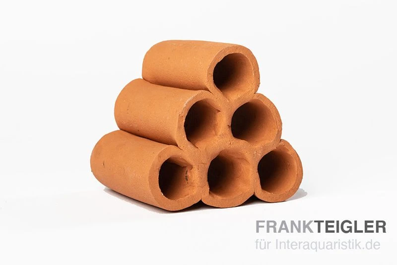 Aquariumkeramik Röhrenturm Modell B Terrakotta 3 Aquariumkeramik Röhrenturm Modell B Terrakotta
