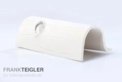 Aquariumkeramik Axolotl Tunnel Mit Fenster 18-20 Cm Weiss