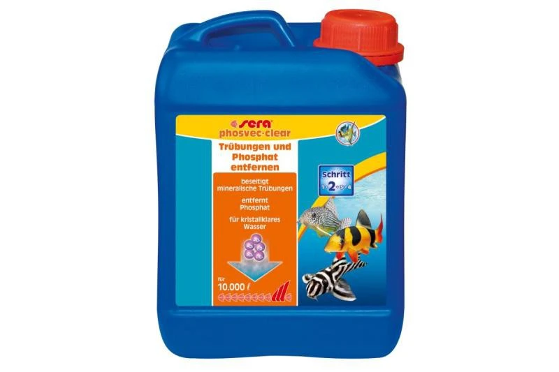 Sera Phosvec Clear, 2.500 Ml - Reichweite: 10.000 Liter 3 Sera Phosvec Clear, 2.500 Ml - Reichweite: 10.000 Liter