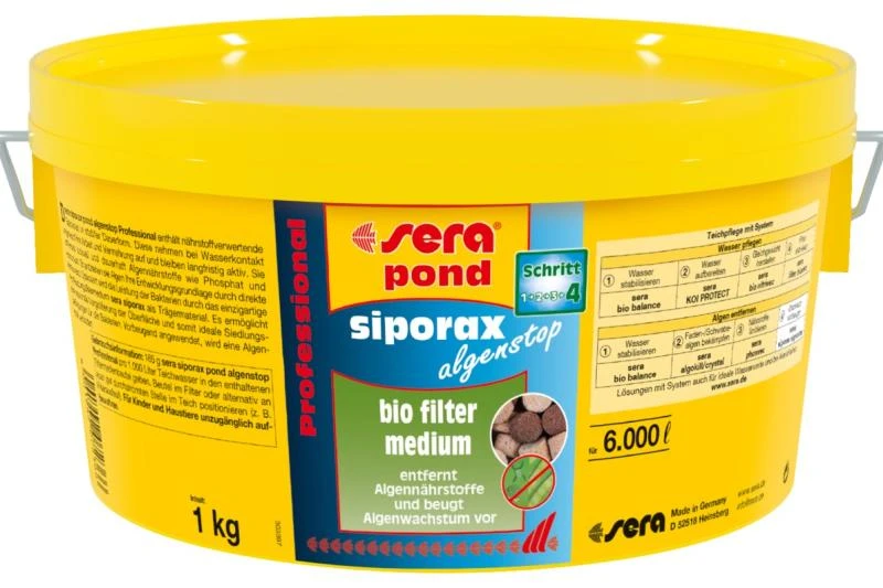 Sera Siporax Pond Algenstop, 1 Kg 3 Sera Siporax Pond Algenstop, 1 Kg